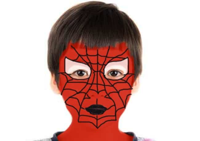 Trucco Spiderman Come Truccare Un Bambino Da Uomo Ragno