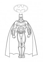Batman disegno da colorare