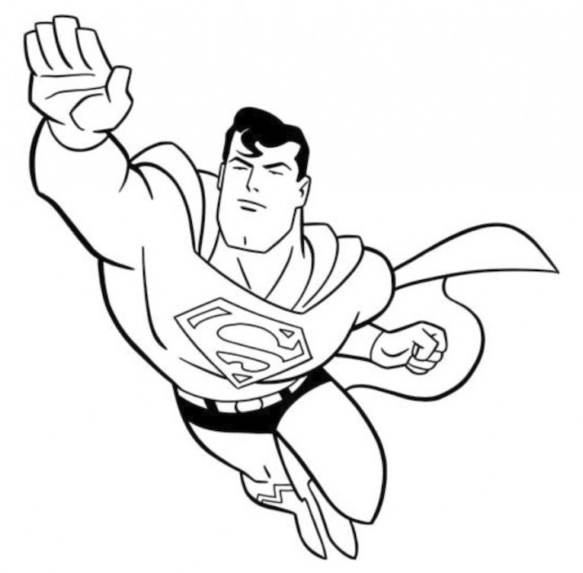 Disegno di Superman