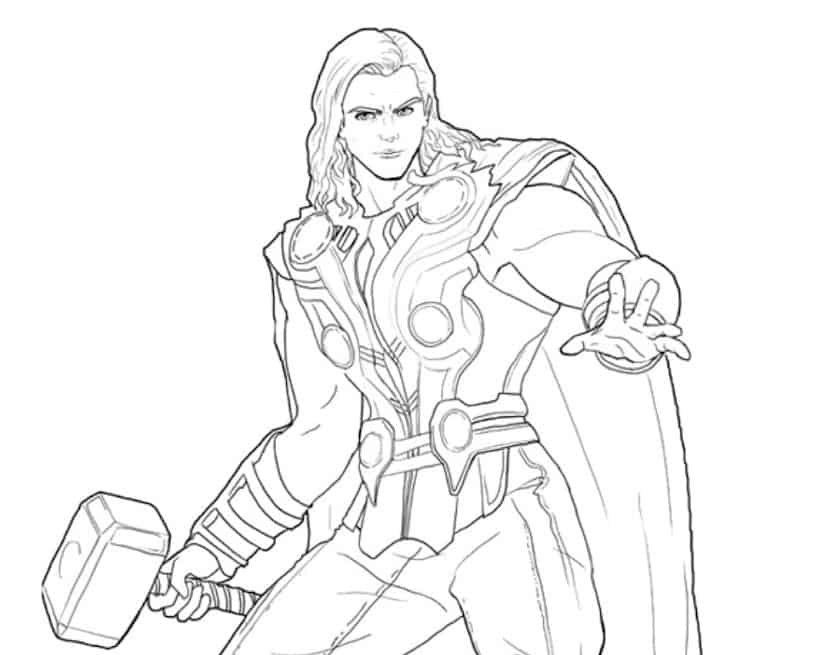 Disegno Di Thor Cose Per Crescere