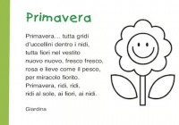 Poesia Sulla Primavera In Rima Per Bambini Poesie Image