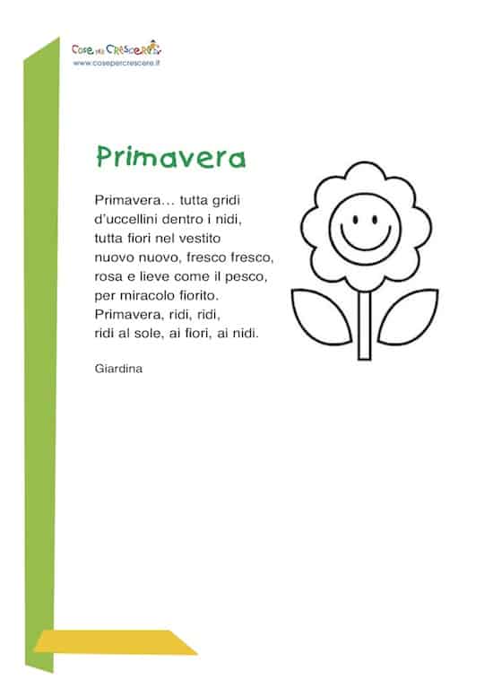 Primavera Poesia Di Giardina