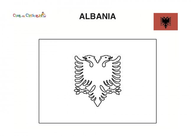 Adesivo Per Auto Con Bandiera Dell'Albania, Sticker 15x10 Cm, Resistente Ai Raggi UV E Ai Graffi, Per Auto, Valigie E Superfici Lisce