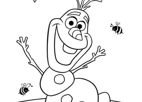 Disegno Di Olaf Di Frozen Cose Per Crescere