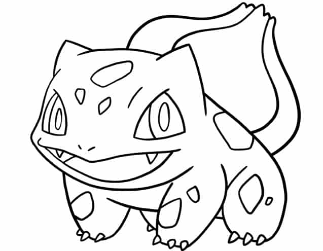 Disegno Di Bulbasaur Da Colorare Gratis Pokemon