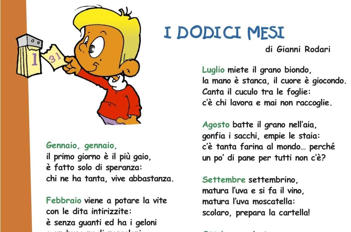 Poesie Per Bambini Filastrocche E Poesie Per I Bambini Da Stampare