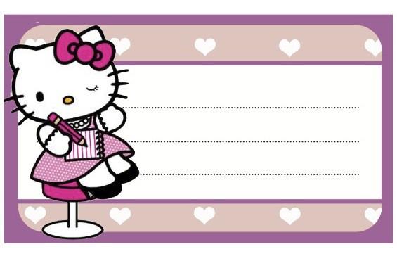 Biglietti Auguri Di Natale Hello Kitty.Etichette Hello Kitty Da Stampare Cose Per Crescere