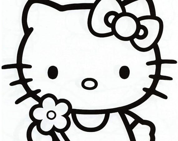 Disegni Da Colorare Di Natale Con Hello Kitty.Disegno Di Hello Kitty Cose Per Crescere