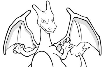 Disegno Di Charizard Da Colorare Gratis Pokemon