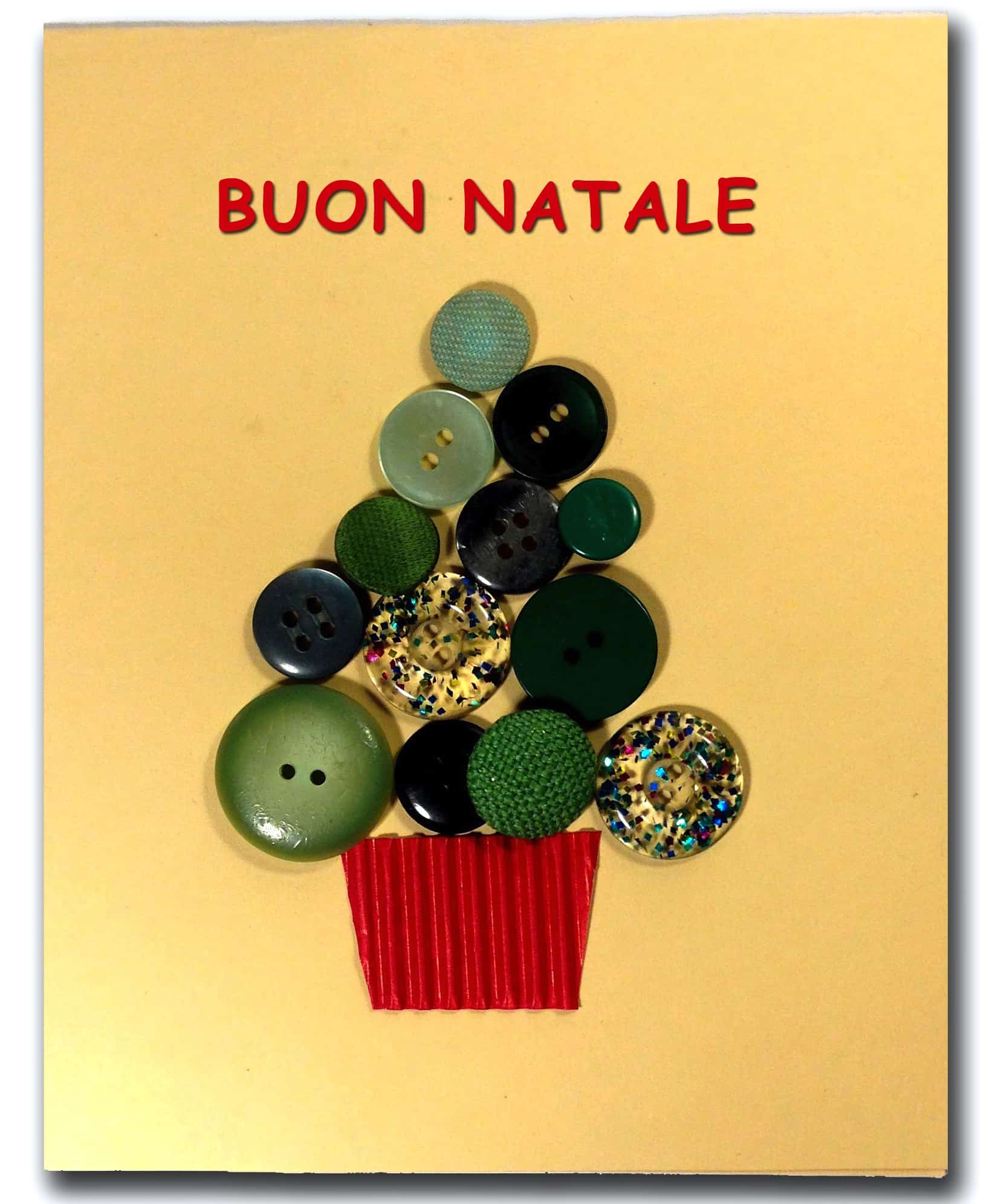 Auguri di Natale fai da te - Biglietto Natale 2017 lavoretto