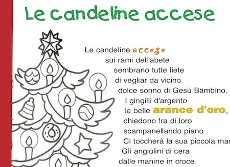 Poesie Di Natale Piumini.Poesia Di Natale Le Candeline Accese