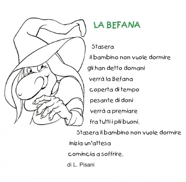 La Befana Poesia Per Bambini