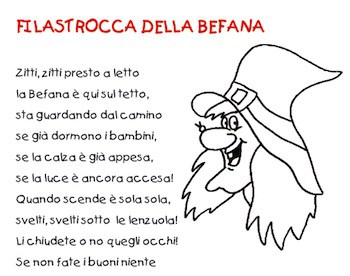 Filastrocca Della Befana Cose Per Crescere