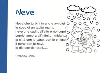 Neve Poesia Per Bambini Sull Inverno