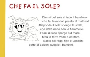 Poesie Sul Sole Scuola Primaria Poesie Image