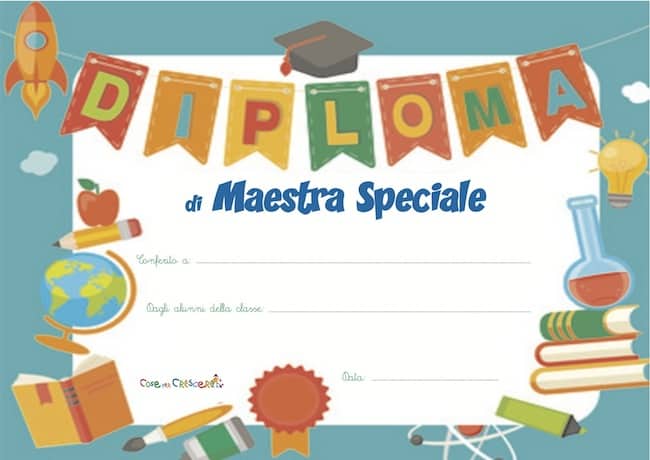 Diploma Di Migliore Rappresentante Di Classe