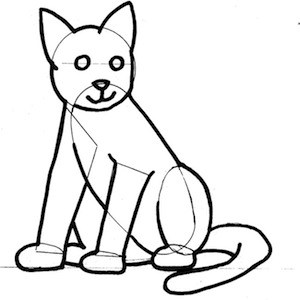 disegnare gatto_11 sm