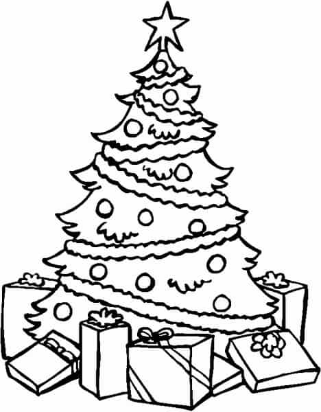 Alberi Di Natale Disegni Da Colorare Per Bambini.Albero Di Natale Da Colorare Cose Per Crescere