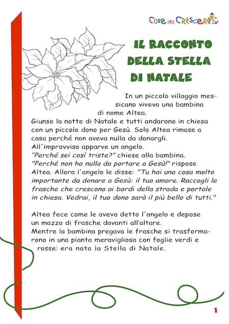 Stella Di Natale Per Bambini.Il Racconto Della Stella Di Natale