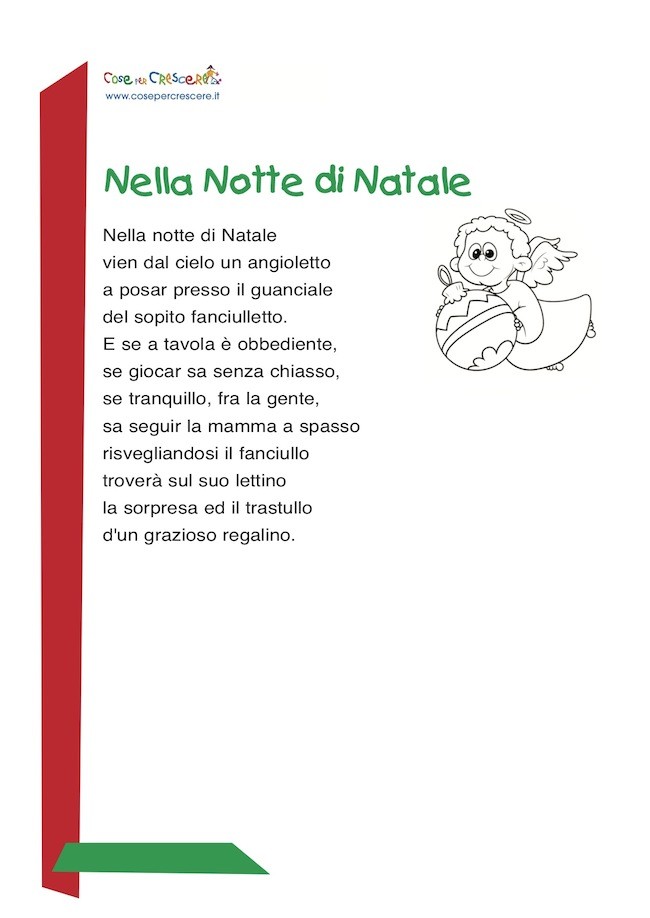 Poesie Di Natale 4 Elementare.Nella Notte Di Natale Poesia Di Natale Per Bambini