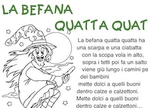 La Befana Quatta Quatta Canzone Della Befana Per Bambini