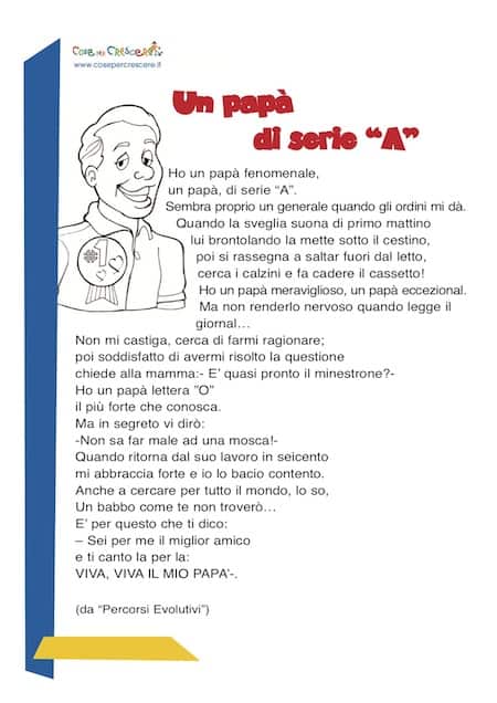 Poesia per il papà