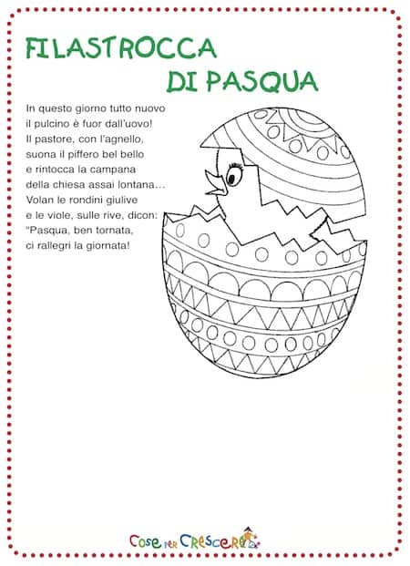 filastrocca pasqua