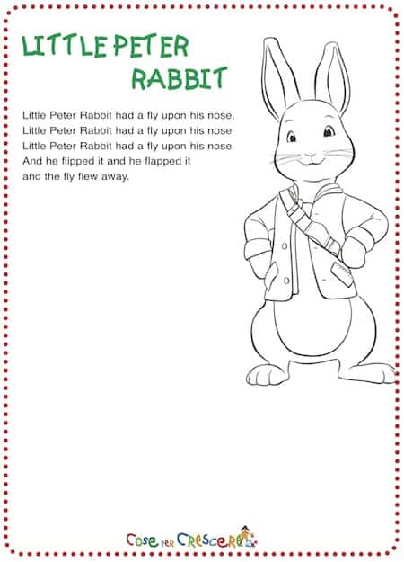 Little Peter Rabbit Canzone Di Pasqua Per Bambini In Inglese