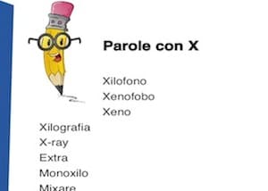 Parole Che Contengono La Lettera X In Italiano Bambini