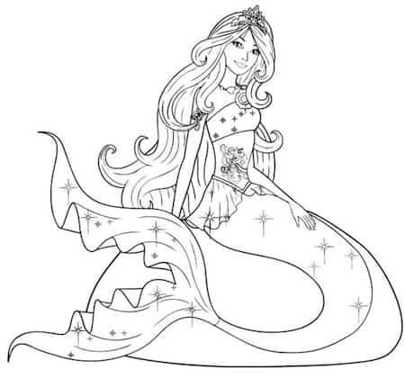 Sirena Disegno Per Bambini