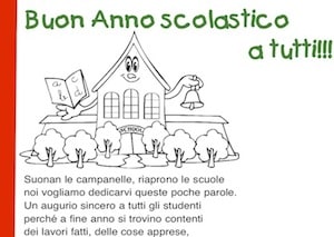 Buon Anno Scolastico A Tutti Poesia Per Bambini Primo Giorno Di Scuola