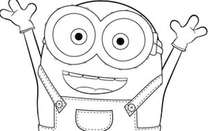 Disegno Del Minion Bob Da Stampare Gratis E Da Colorare