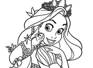 Principesse da colorare: disegni da stampare gratuitamente
