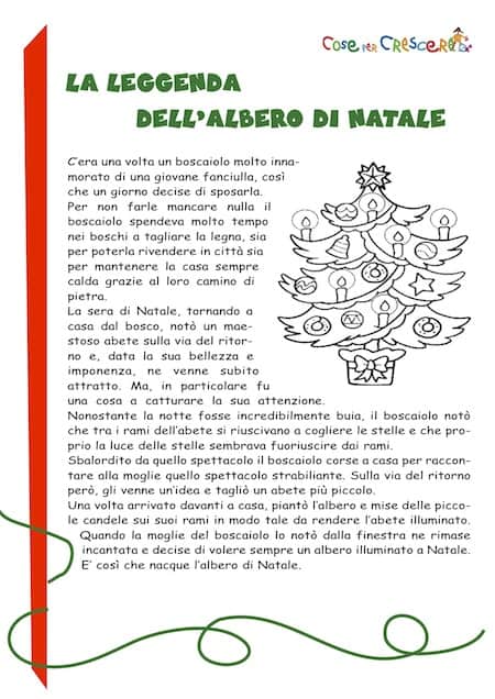 La Leggenda Dell Albero Di Natale Storia Per Bambini