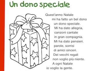 Poesie Di Natale Roberto Piumini.Un Dono Speciale Poesia Di Natale Per Bambini Da Stampare