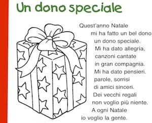 Poesie Di Natale Piumini.Un Dono Speciale Poesia Di Natale Per Bambini Da Stampare