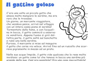 Il Gattino Goloso Storia Breve Per Bambini Da Stampare Gratis