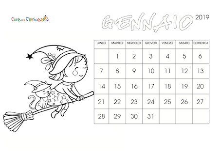 Calendario 2018 Per Bambini Scuola Primaria