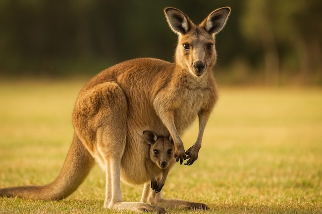 Marsupiali mammiferi - Canguro