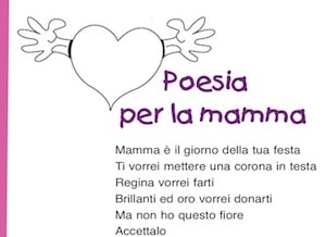 Poesie Di Natale Per La Mamma.Poesia Per La Mamma Da Stampare Gratis Scuola Primaria E Dell Infanzia