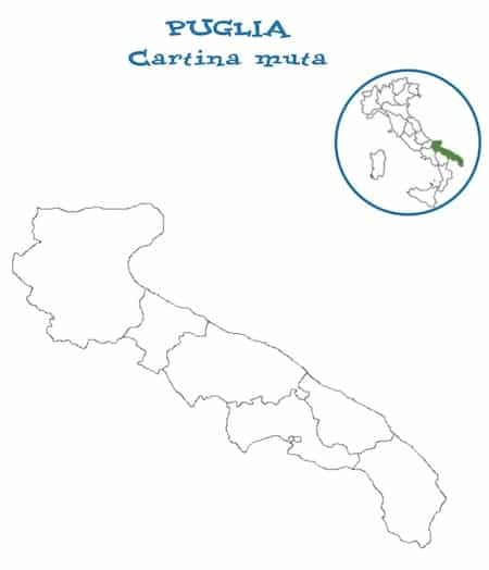 Cartina Muta Della Puglia Da Stampare Gratis Per La Scuola Primaria