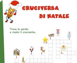 Cruciverba Di Natale Bambini Scuola Primaria Parole Crociate Da Stampare