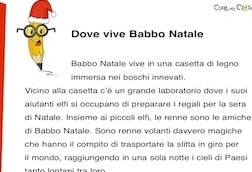 Dettato Su Babbo Natale Per La Scuola Primaria Da Stampare Gratis