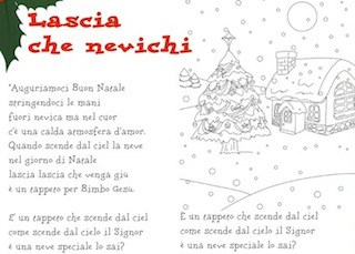 Auguriamoci Buon Natale Stringendoci Le Mani.Lascia Che Nevichi Canzone Di Natale Per Bambini Con Testo Da Stampare