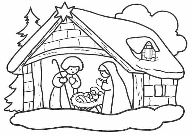 Nativita Da Colorare Disegni Di Natale E Della Nascita Di Gesu Bambino Da Stampare Gratis