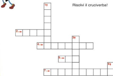 Cruciverba sulla primavera per bambini