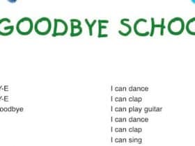 Goodbye school: canzone fine scuola in inglese
