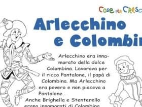 La storia di Arlecchino e Colombina