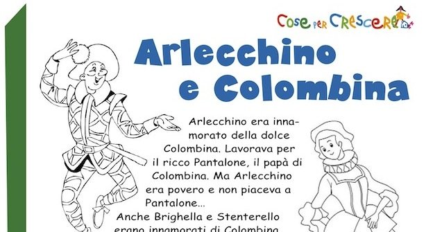 La storia di Arlecchino e Colombina