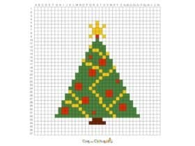 Albero di Natale pixel art